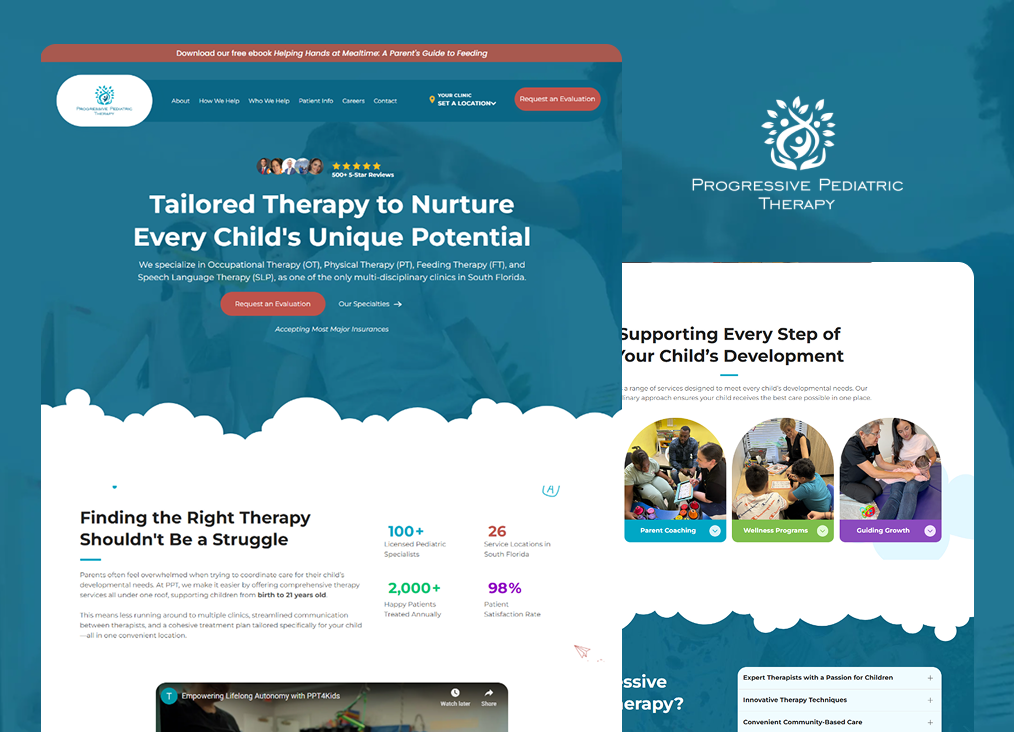 Progressive Pediatric Therapy website